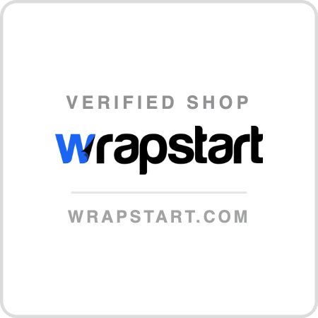 Wrapstart square badge — light